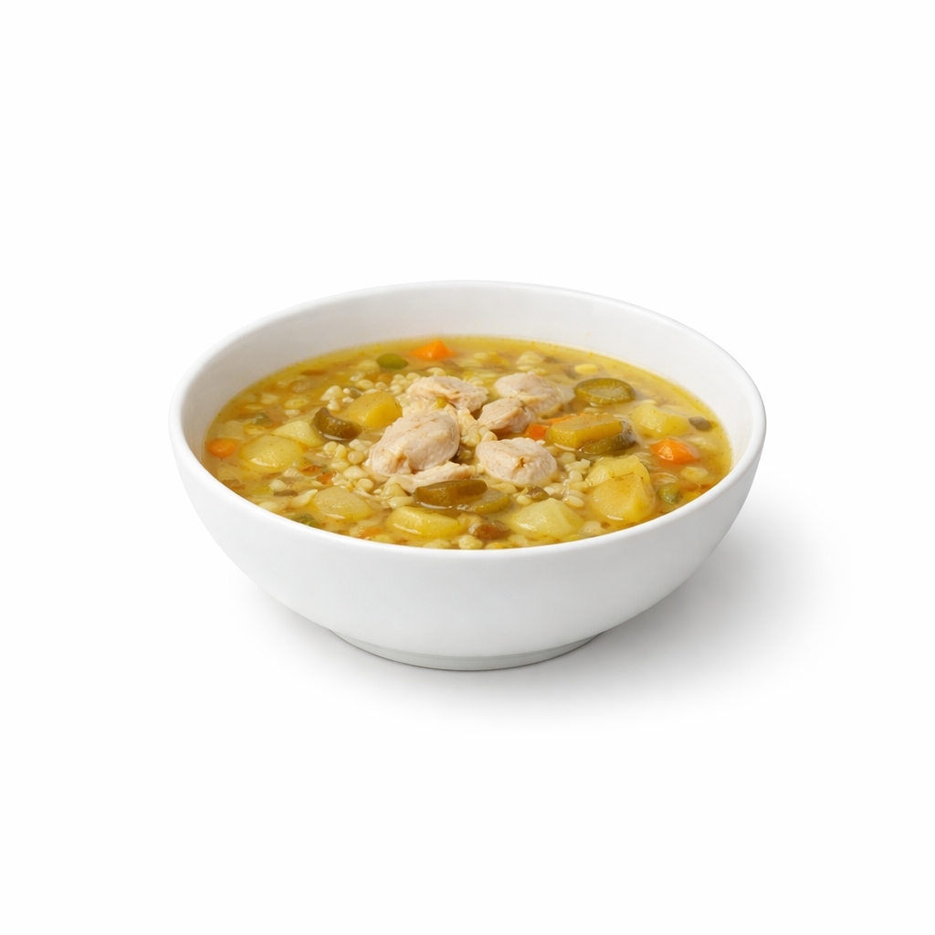 Рассольник ленинградский (куриный)