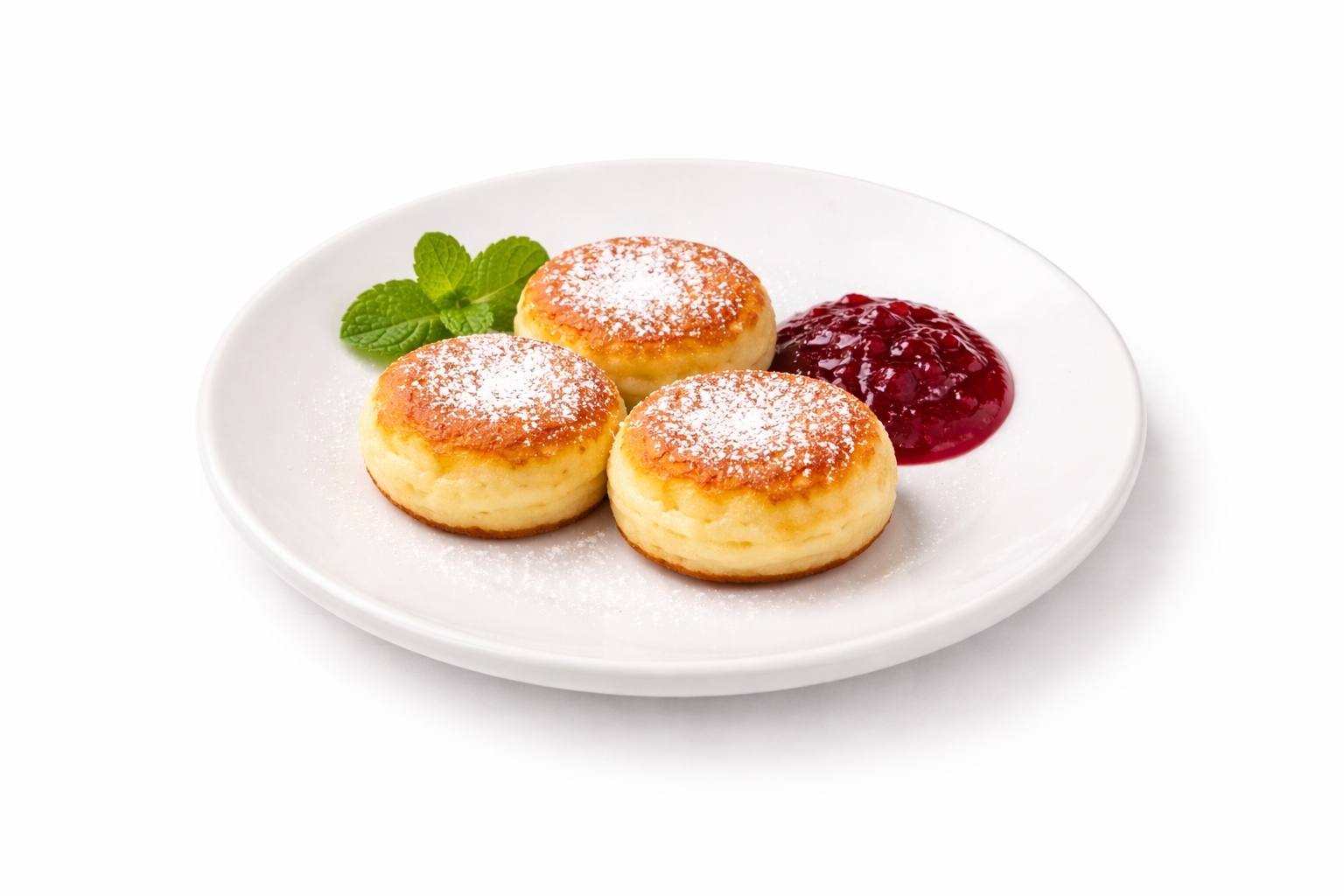 Сырники с вареньем